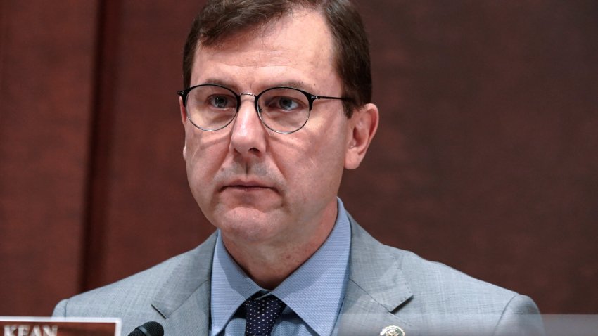 Rep. Tom Kean, R-N.J., listens during a Subcommittee of the House Foreign Affairs about Belarus on Capitol Hill, Dec. 5, 2023, in Washington.