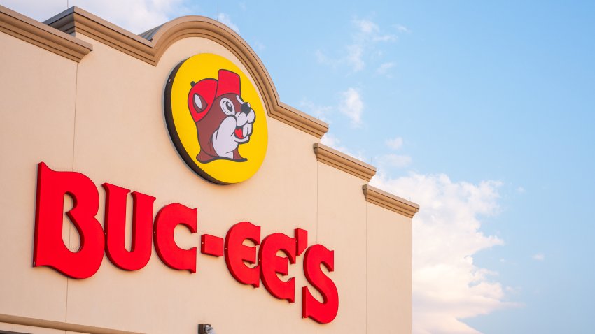 LULING, TEXAS – JUNE 12: An entrance to the Buc-ee’s convenience store on June 12, 2024 in Luling, Texas. The Texas-based convenience store and gas stop, Buc-ee’s has become the world’s largest convenience store with over 100 gas pumps and a 75,000 square feet store. The newly opened location in Luling is nearly 30 times larger than average convenience stores, and hosts thousands of food and beverage options. (Photo by Brandon Bell/Getty Images)