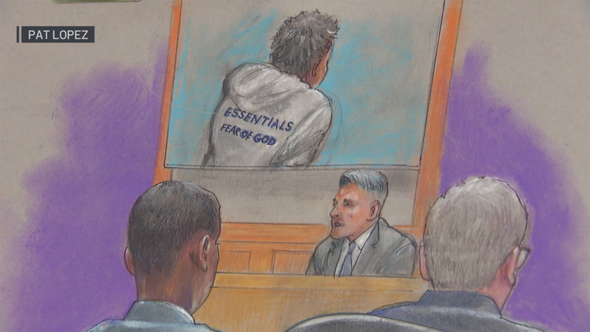 Court room sketch from Day 2 of the Karmelo Anthony trial.