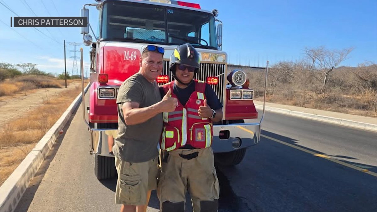 Plano firefighter helps battle brush fire while on vacation in Mexico