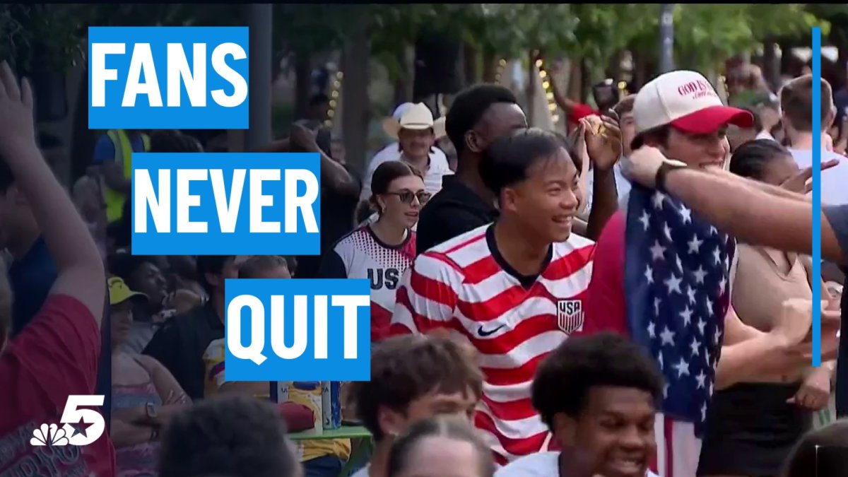 Team USA fans stayed hopeful until the final whistle