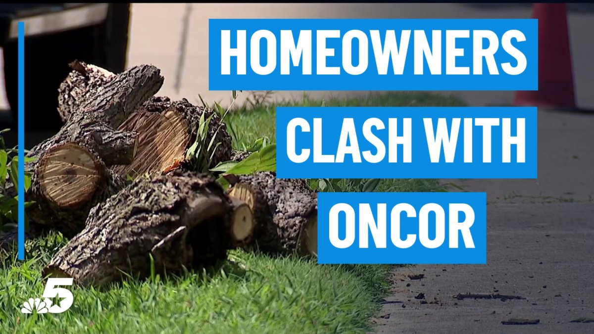 McKinney homeowners clash with Oncor over tree trimming project