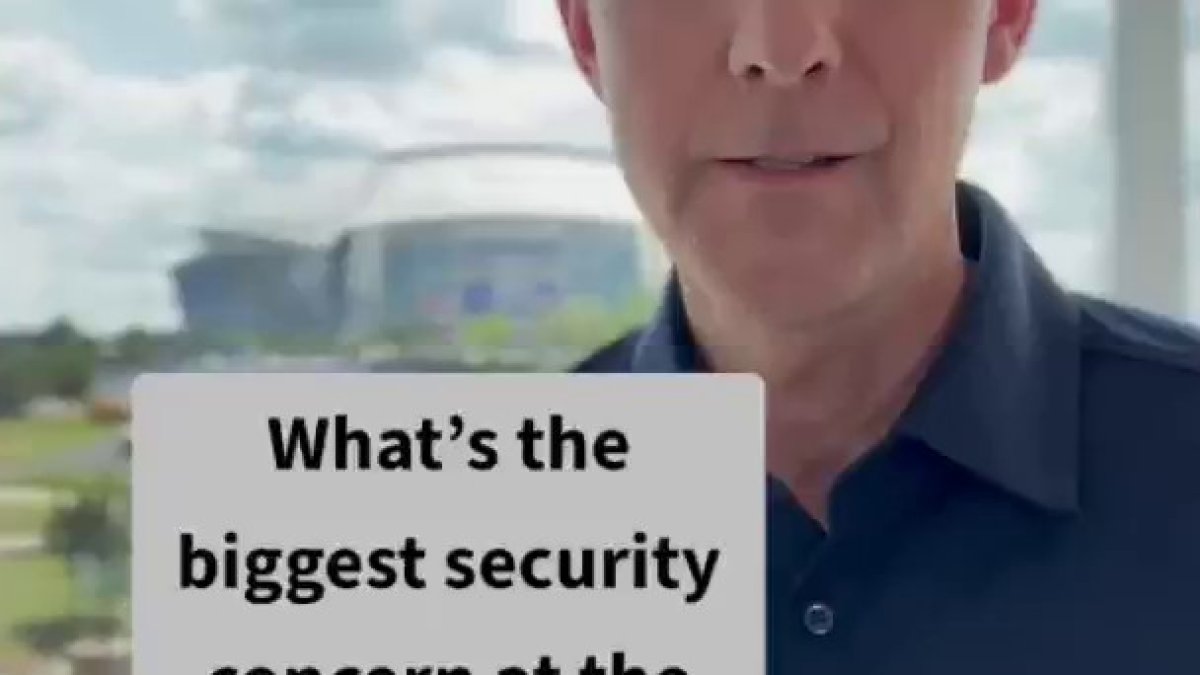 What's the biggest security concern at the biggest World Cup match so far?