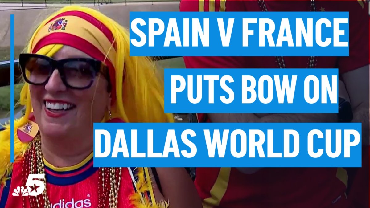 World Cup-loving family returns to Arlington to root for Spain in semifinal match