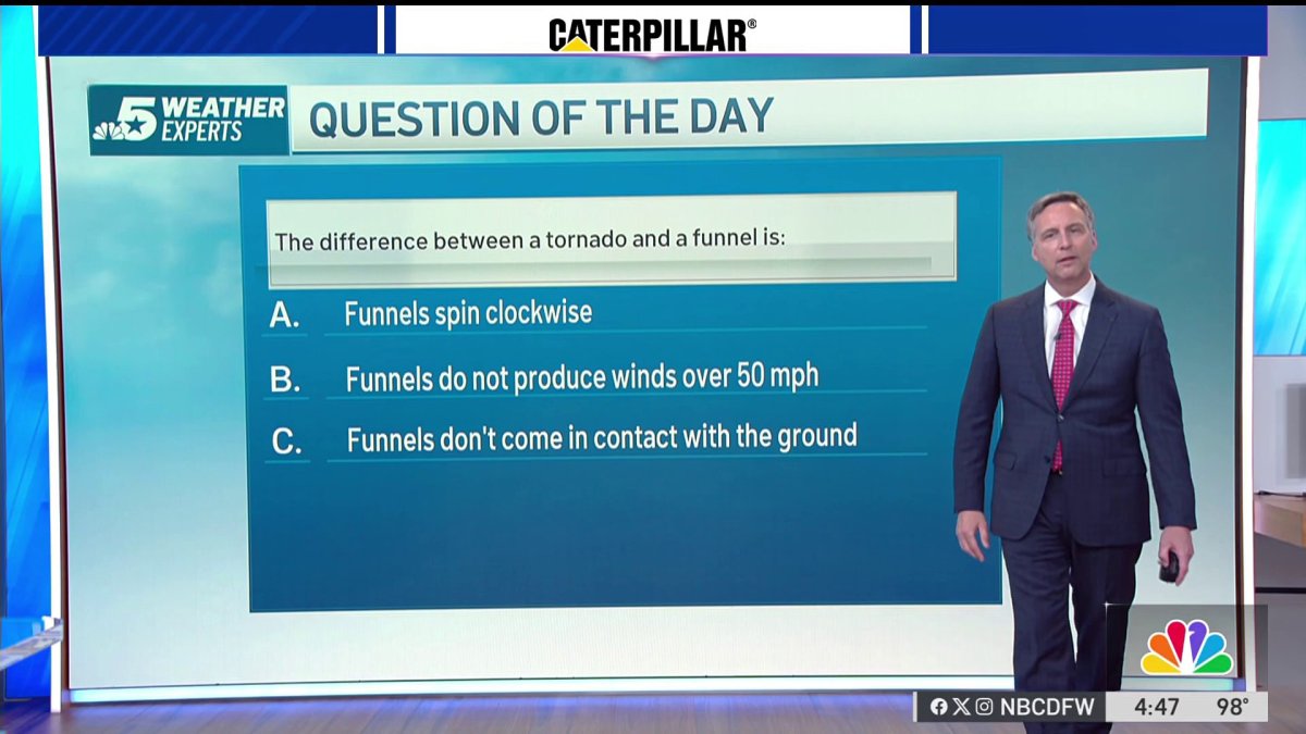 Weather Quiz: What is the difference between a tornado and a funnel?