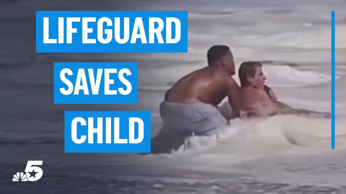Dramatic Ocean Rescue: Teen lifeguard saves North Texas child