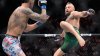 Conor McGregor suffers early knee injury in return, loses to Max Holloway at UFC 329