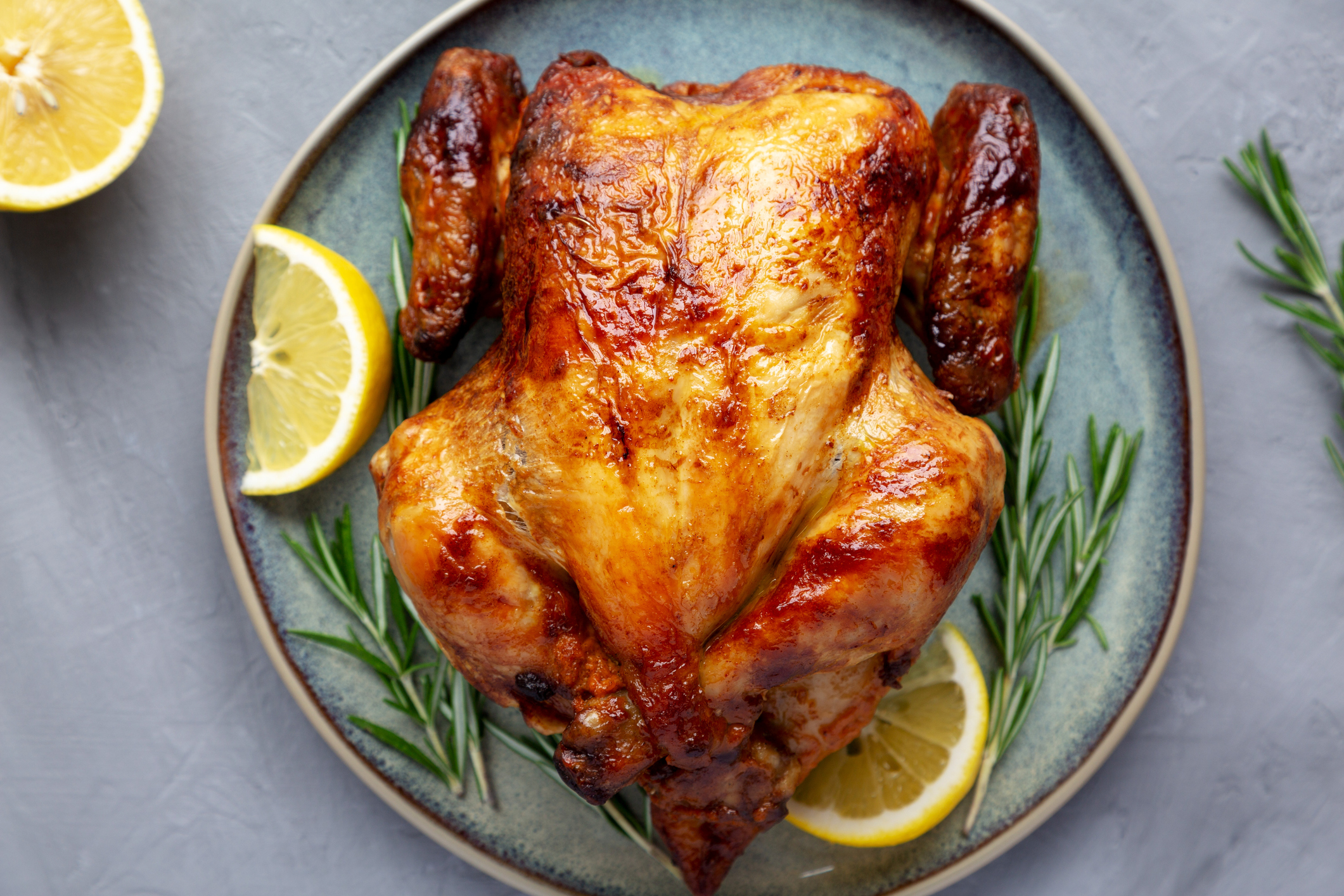 Rotisserie chicken.