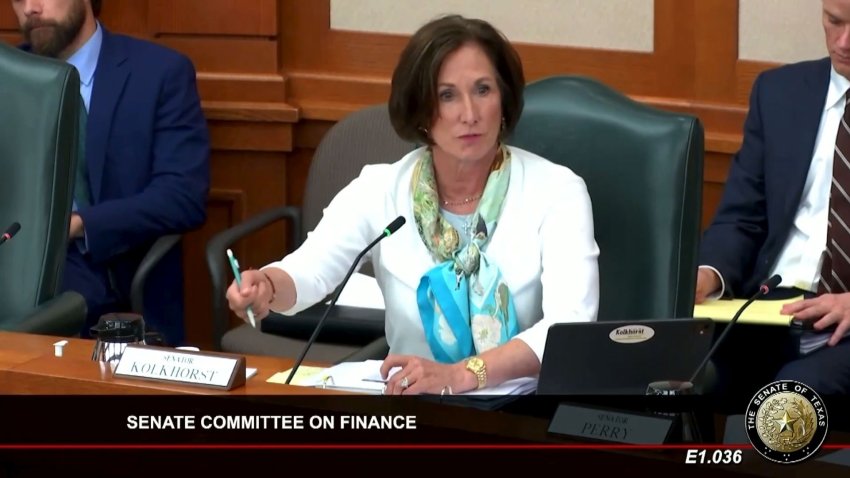 Lois Kolkhorst, R-Brenham, during a hearing at the Texas Capitol on Monday, July 27, 2026.