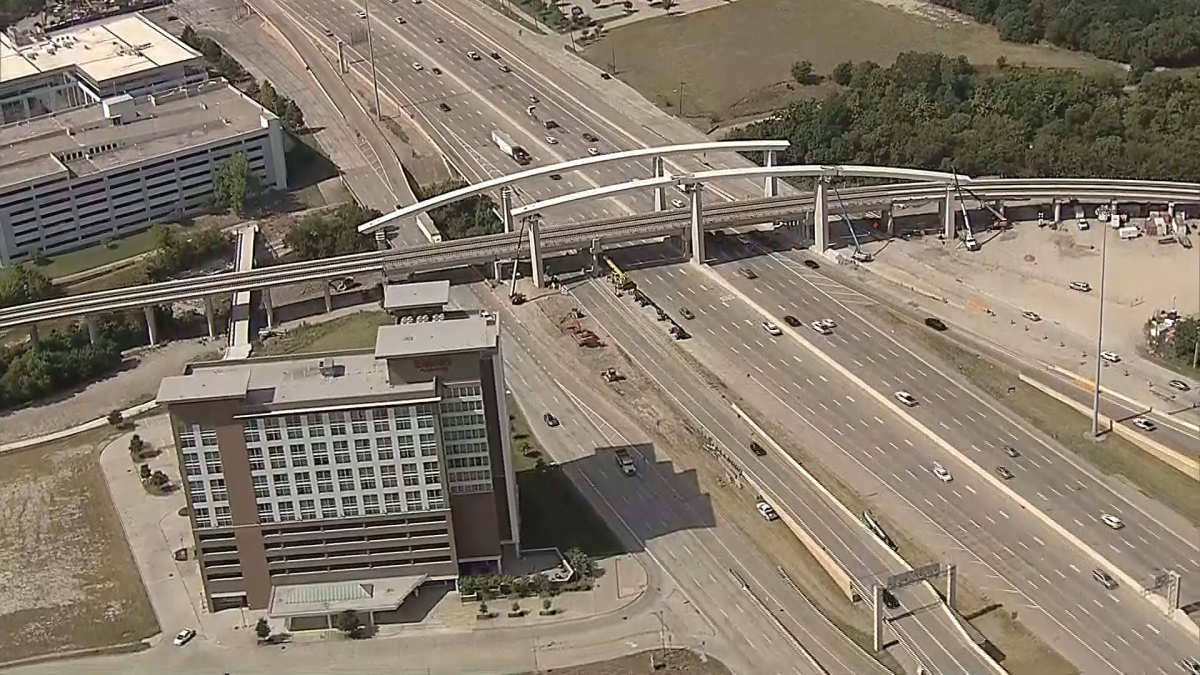 Richardson Silver Line Arch complete after weekend road work near US 75