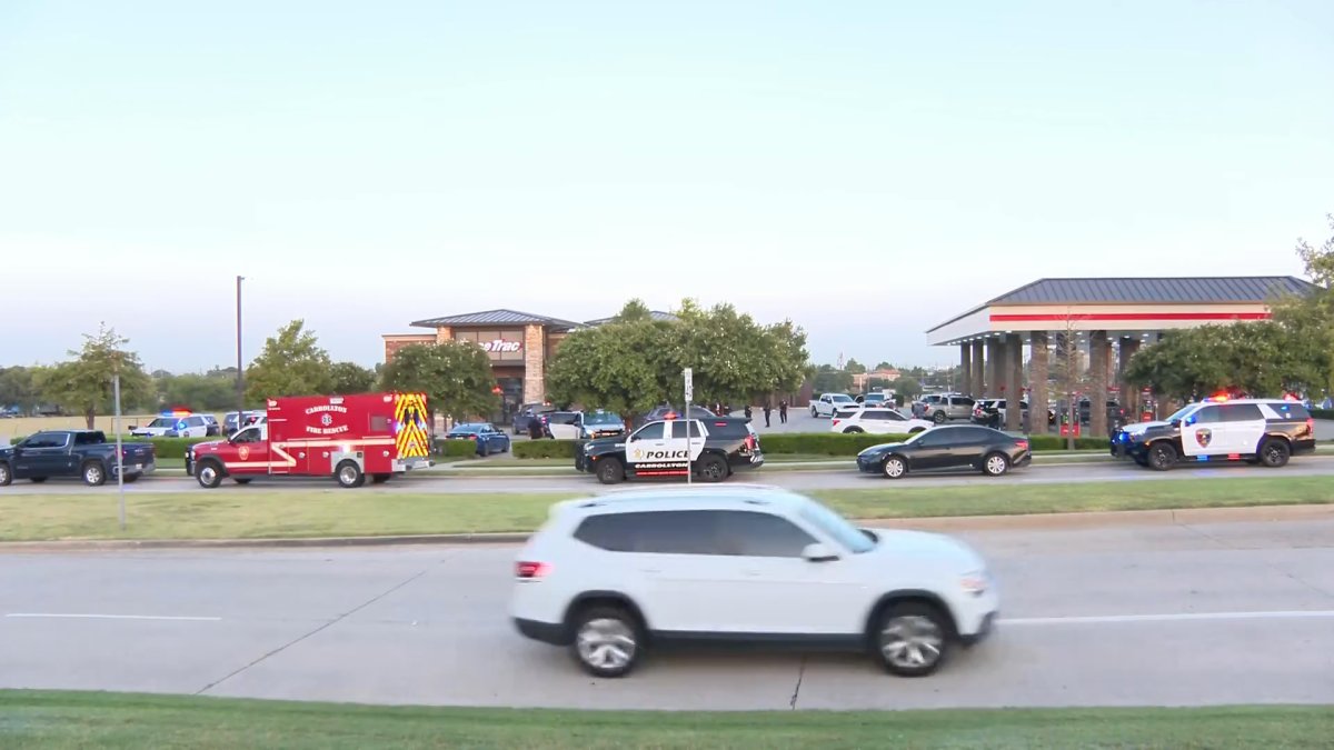 Plano police involved in gas station shootout in Carrollton, one person injured