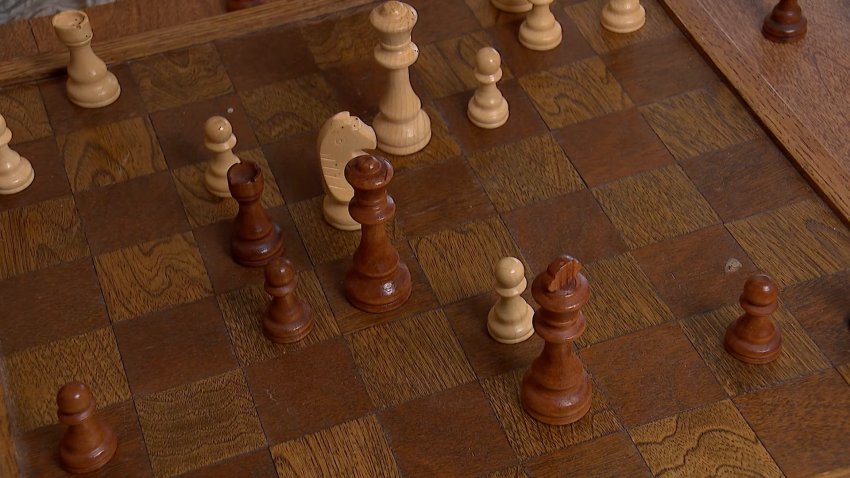 ANDY WOODWARD’S CHESS BOARD; JUNIOR CHAMPION FROM MCKINNEY