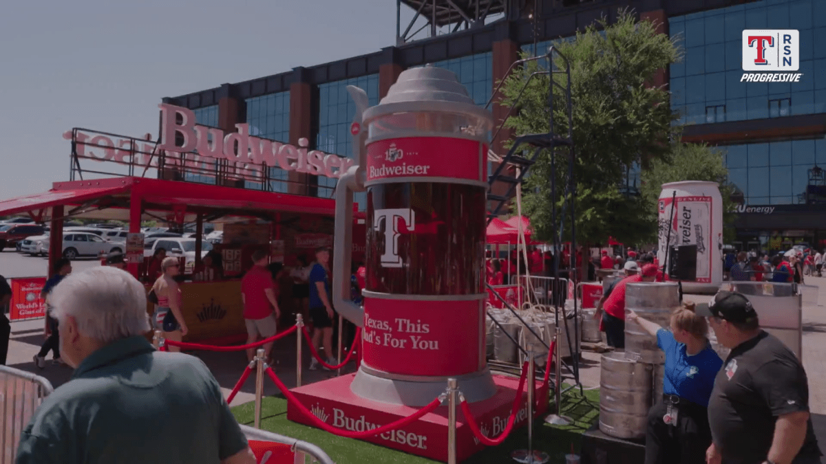 Big brew: Texas Rangers and Bud set a world record with a 12-foot-tall, 600-gallon bee...