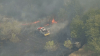 Corky fire burns more than 400 acres, and only 25% contained; SH 64 closed