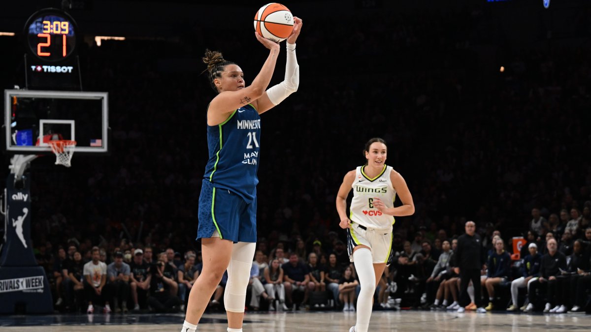 Photo: Nbcdfw Kayla McBride Sets WNBA Record With 10 Three-Pointers to Lead Lynx Over Wings