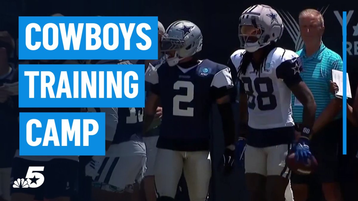 Cowboys put pads on during training camp