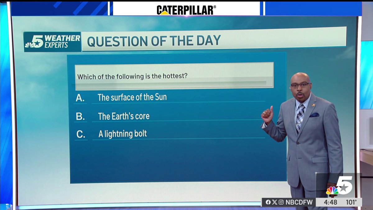 Weather Quiz: Which of these is the hottest?