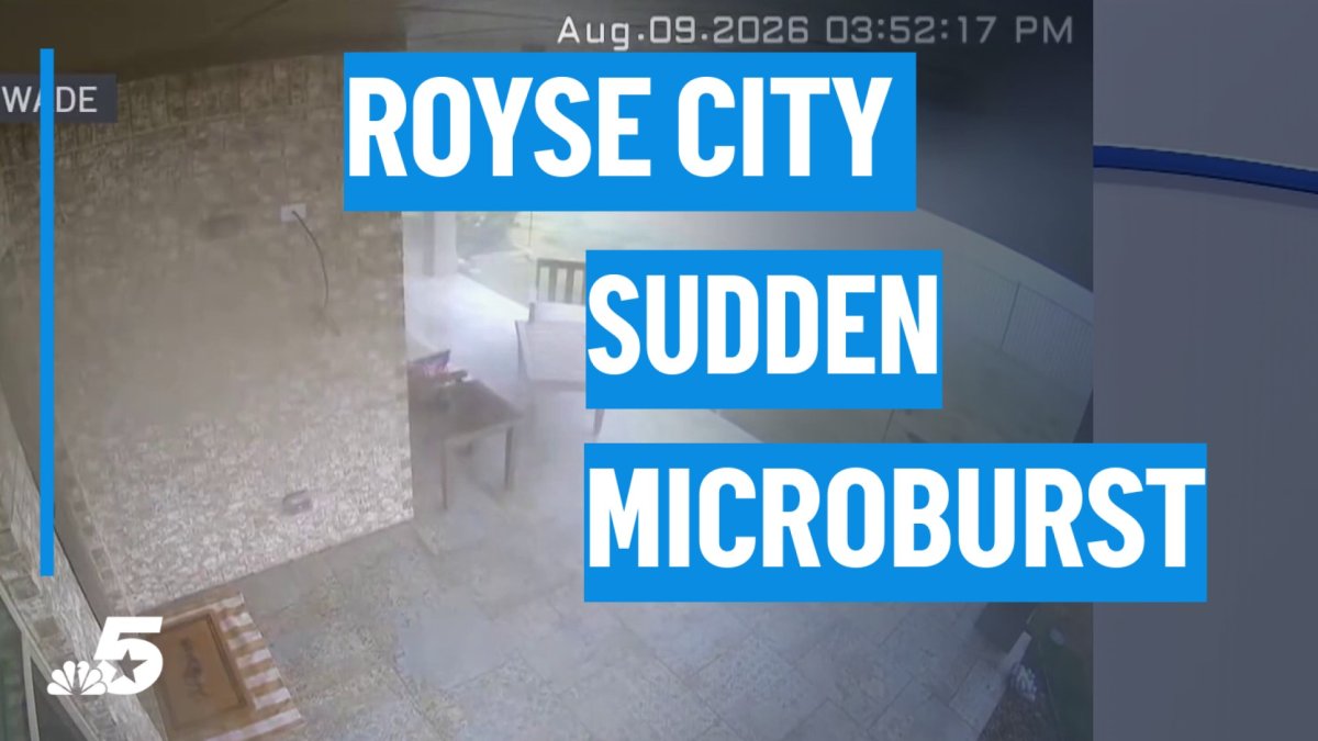 Royse City sees sudden microburst that brought damage, high winds
