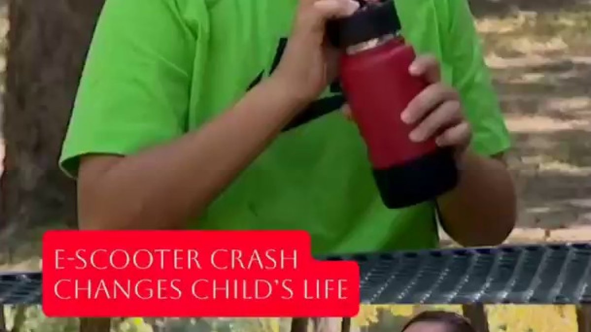 E-scooter crash changes child's life