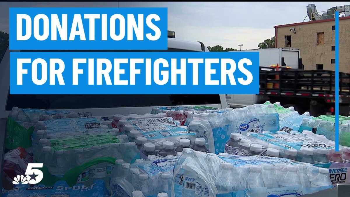 Truckloads of donations head to firefighters battling Ross Fire