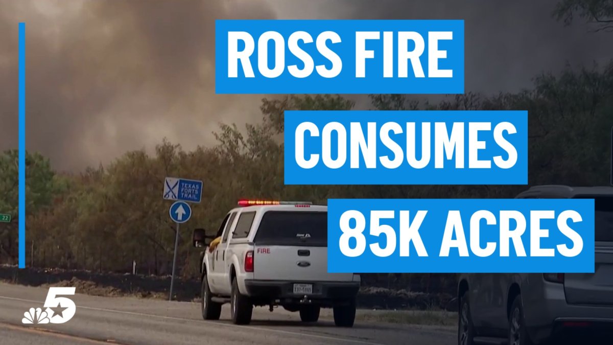 Ross Fire consumes 85,000 acres, rips through ranchlands in Palo Pinto, Jack counties