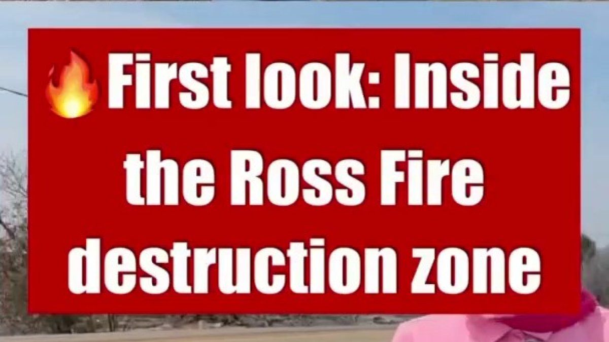 A look inside the Ross Fire destruction zone