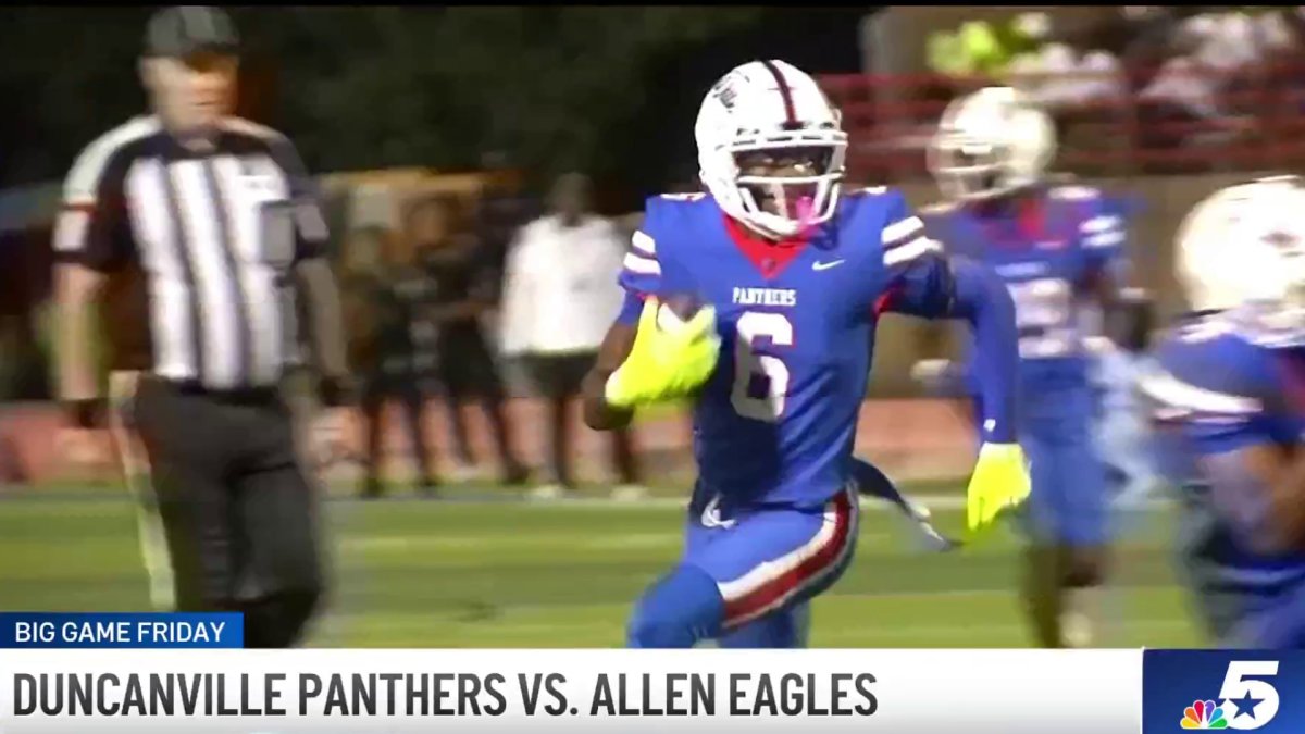 Week 1 Showdown: Allen Eagles Host Duncanville Panthers in Texas High School Football Clash