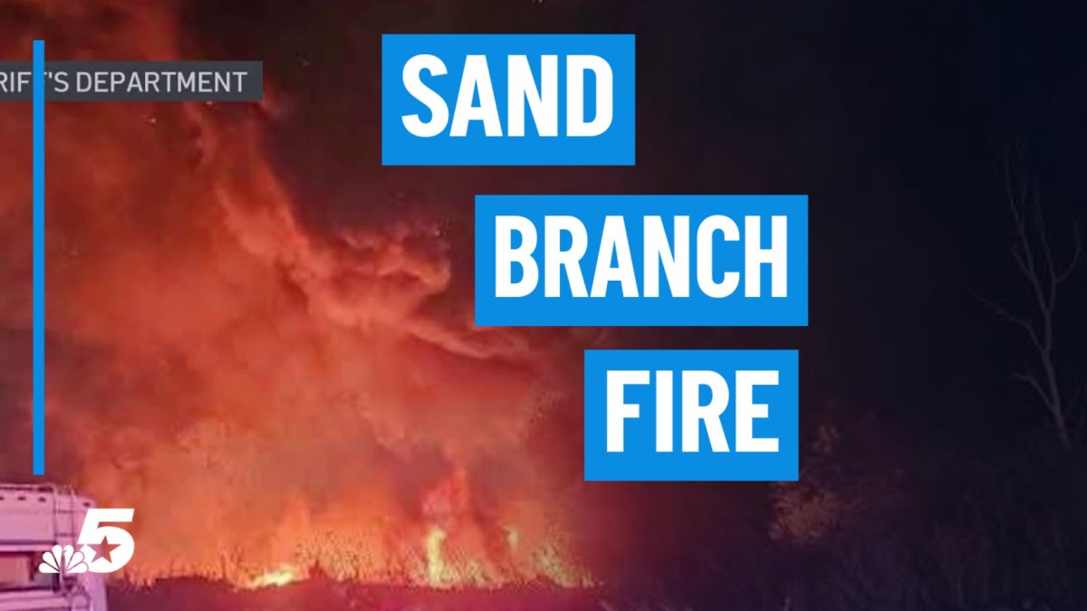 Firefighters continue efforts in Sand Branch