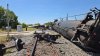 Train derailment in Mansfield sends 10 railcars off the tracks, shuts down roads