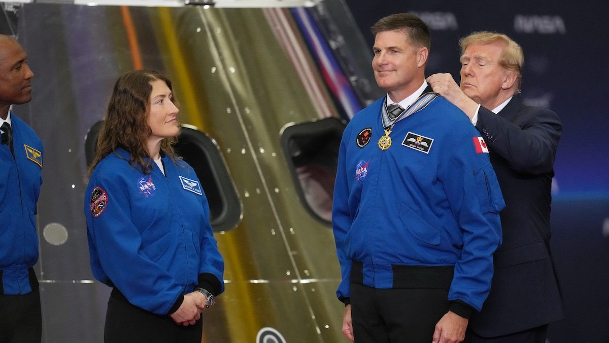 Artemis II astronauts receive nation's highest space honor for successful moonshot
