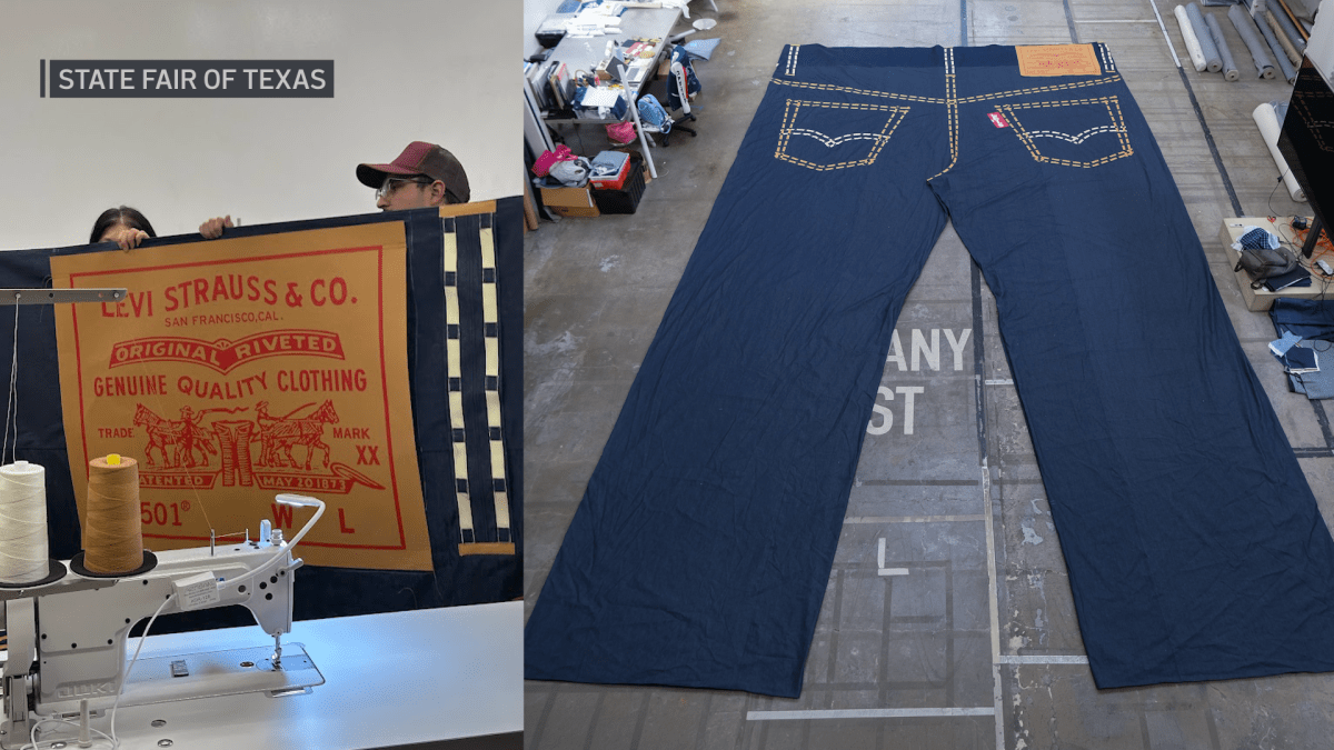Big Tex is getting Levi's biggest 501 jeans ever for 2026 State Fair of Texas