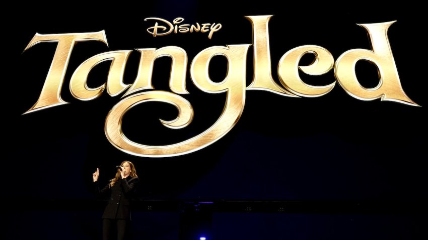 1st Look at 'Tangled' Live-Action Film Shows Kathryn Hahn as A Chilling  Mother Gothel