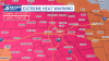 Heat record broken; Extreme Heat Warning extended into Tuesday