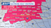 NBC 5 Forecast: An Extreme Heat Warning extended into Wednesday; Dangerous heat ahead for North Texas