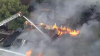WATCH LIVE: Firefighters battle three-alarm fire at Arlington restaurant