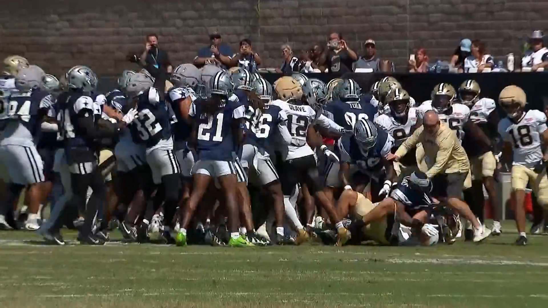 Cowboys-Saints joint practice marred by constant fighting during ‘sloppy' day