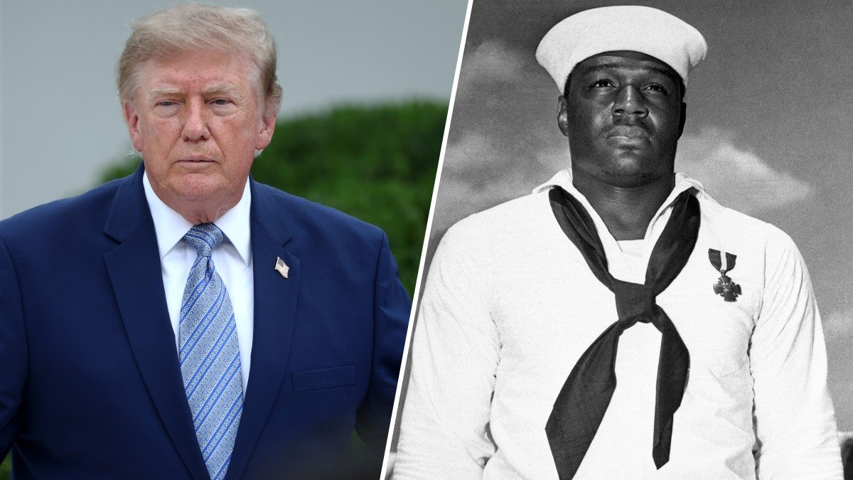 Navy discusses renaming aircraft carrier after Trump instead of heroic Black sailor