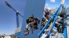 Crane operator rescued after medical emergency 220 feet in air