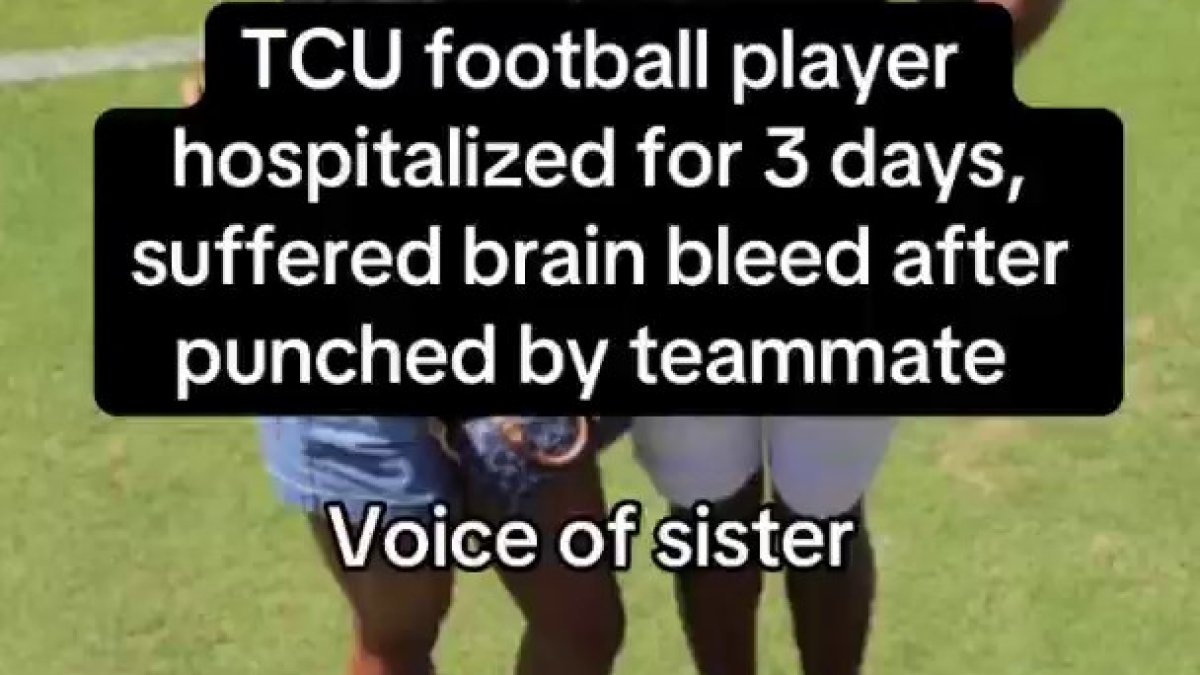 TCU football player hospitalized after being attacked by teammate