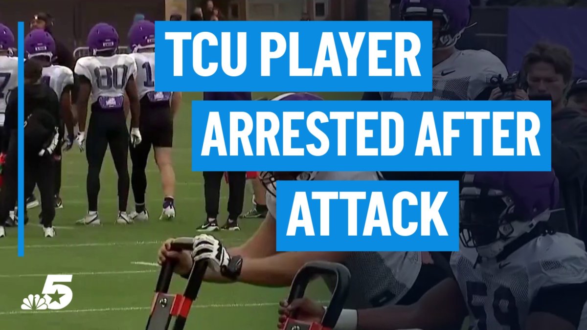 TCU player arrested, removed from team after attack