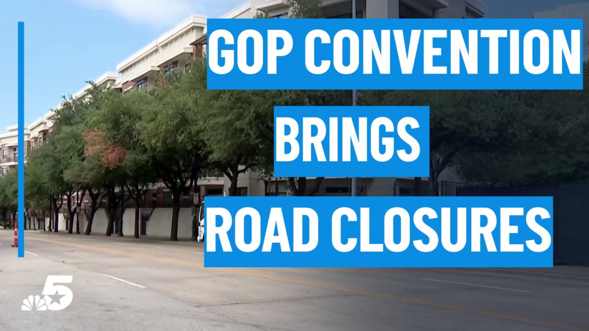 Ahead of GOP midterm convention in Dallas, road closures begin