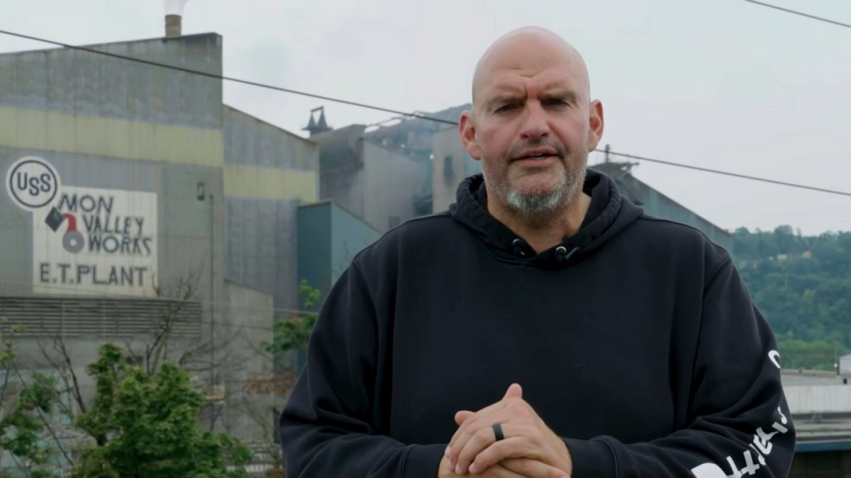 Democrat John Fetterman makes surprise cameo at GOP convention