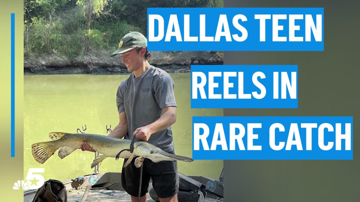 Dallas teenager finds rare find on fishing line
