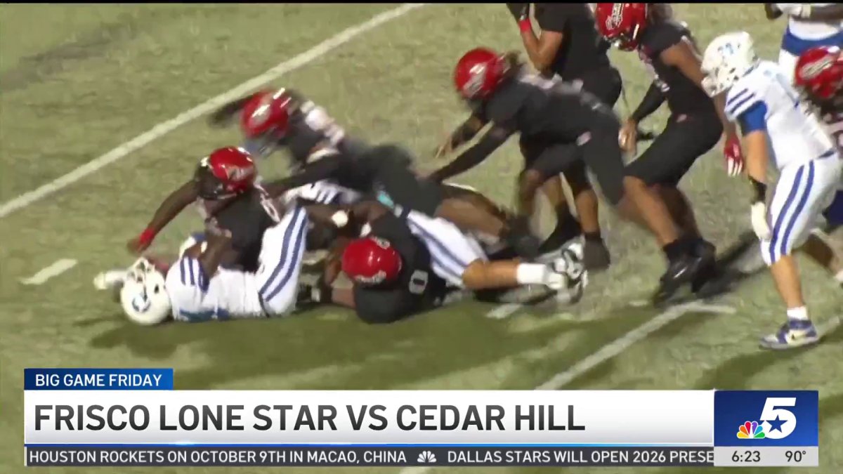 Frisco Lone Star, Cedar Hill clash in NBC 5 Big Game Friday face off