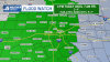 Dry for a few more hours, but heavy rain is coming; A Flood Watch takes effect at 4 p.m. today