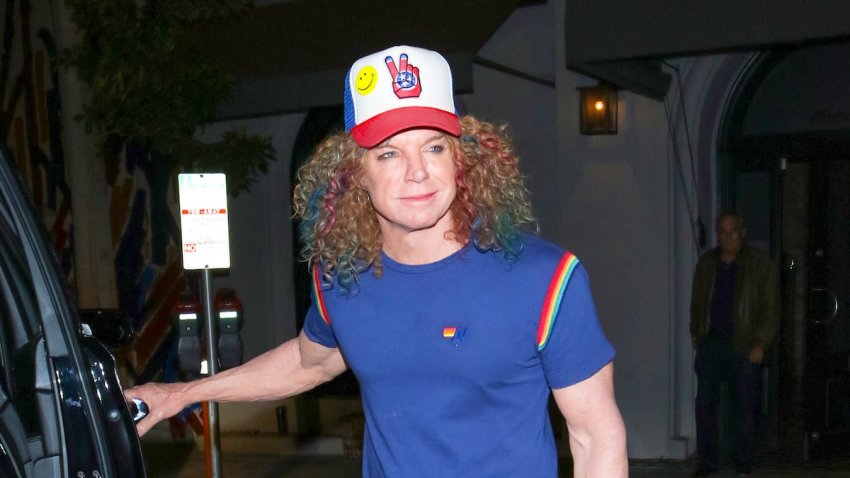 Carrot Top is seen on August 27, 2019 in Los Angeles, California.