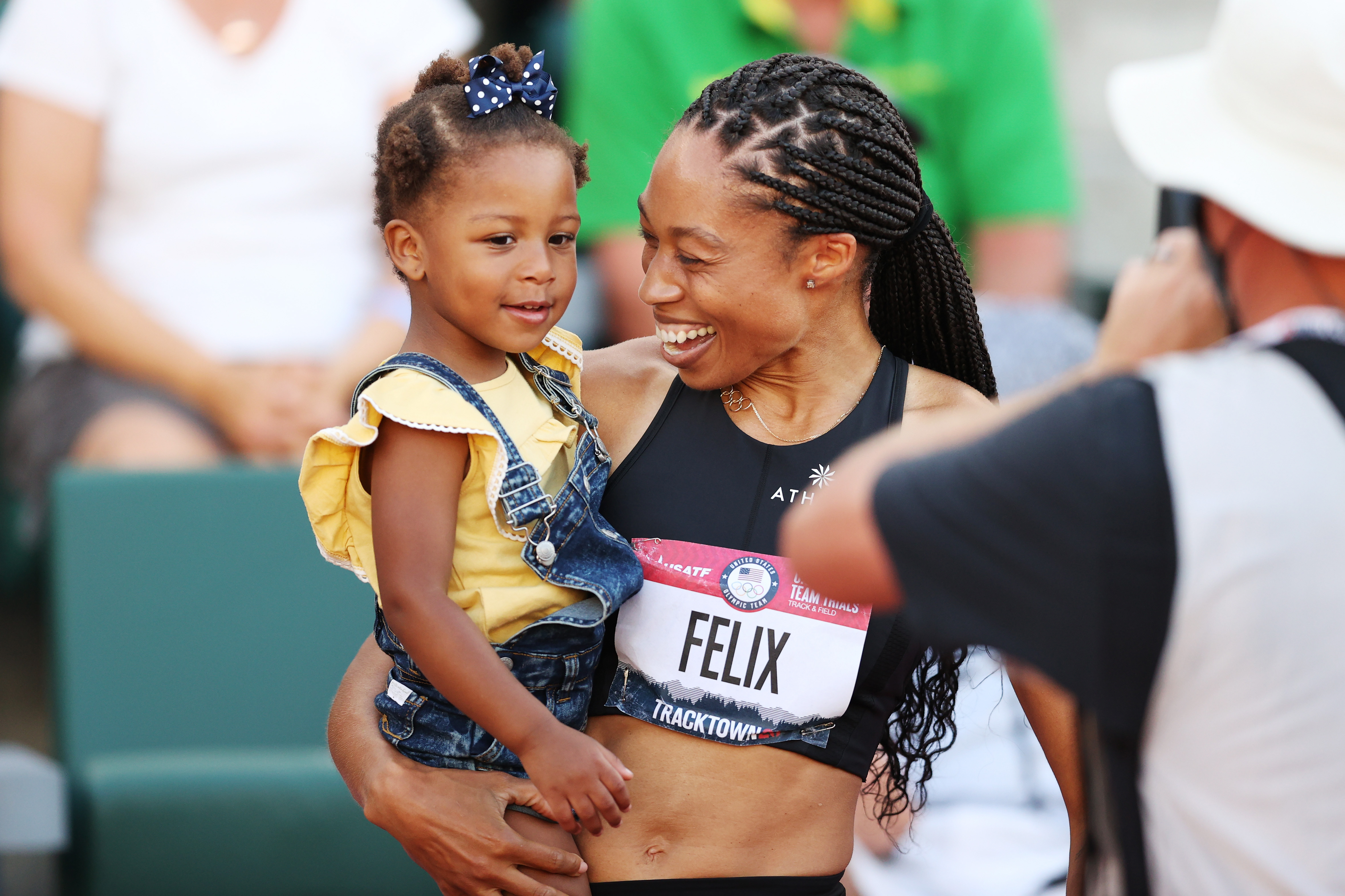 Allyson Felix's comeback at 40 goes beyond medals. She's teaching her kids a lesson