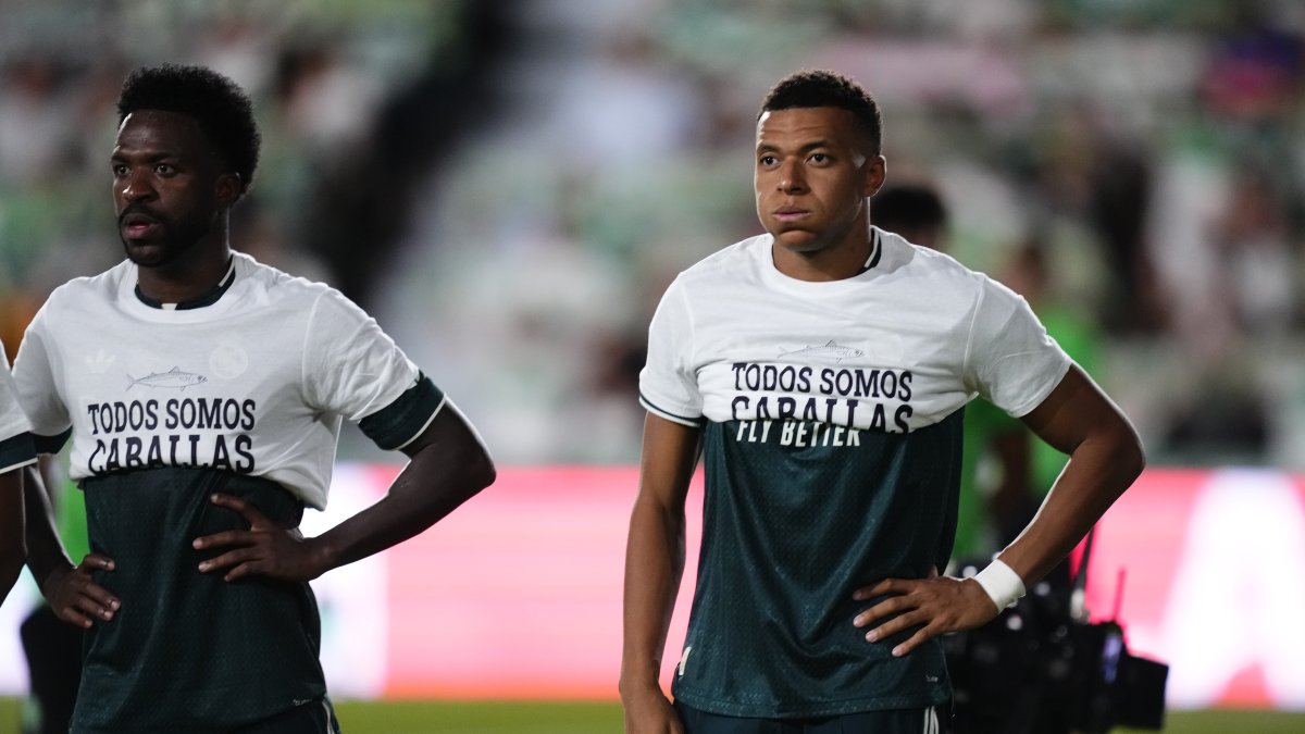 Mbappé, Vinícius caught in Spain's migration debate after obscuring message on Ceuta shirts