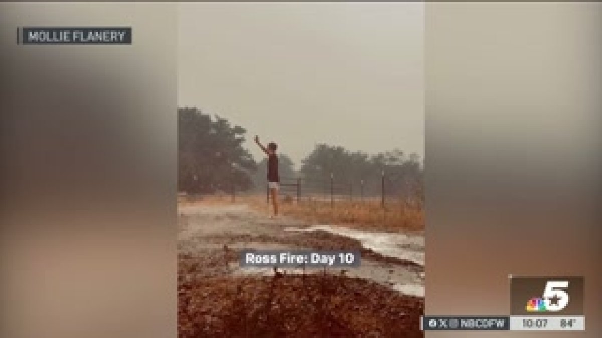 Finally, rain: Graford gets much-needed relief on Day 10 of Ross Fire