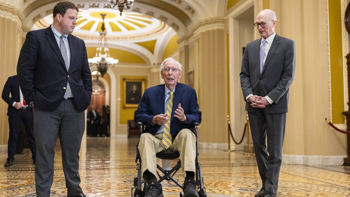 Mitch McConnell Returns To The Senate After Three month Absence NBC 5 Mitch McConnell Returns To The Senate After Three month Absence NBC 5